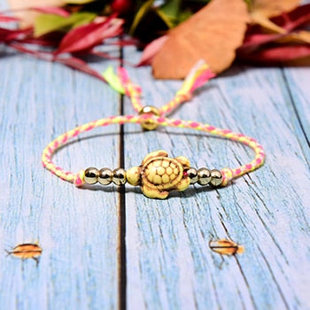 MOON GIRL Turtle Charm Wrap Bracelet