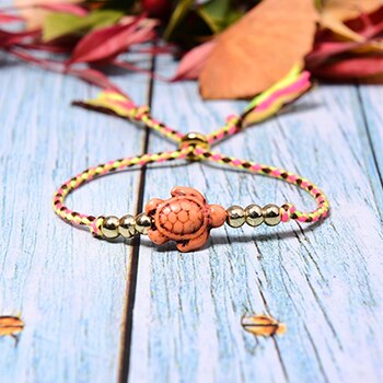 MOON GIRL Turtle Charm Wrap Bracelet