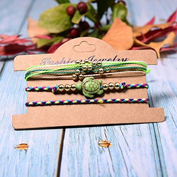 MOON GIRL Turtle Charm Wrap Bracelet