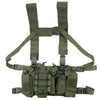 Tactical Chest Rig Bag Radio Harness Front Pouch Holster