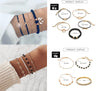 Bohemian Beads Chain Bracelets Bangles for Women