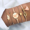 Bohemian Beads Chain Bracelets Bangles for Women