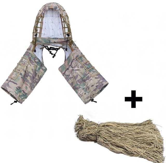 Military Sniper Ghillie Viper Hood