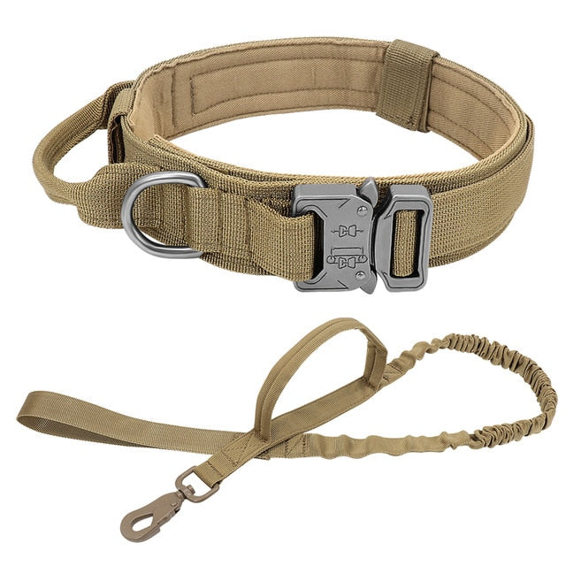 Military Tactical Dog Collar Leash