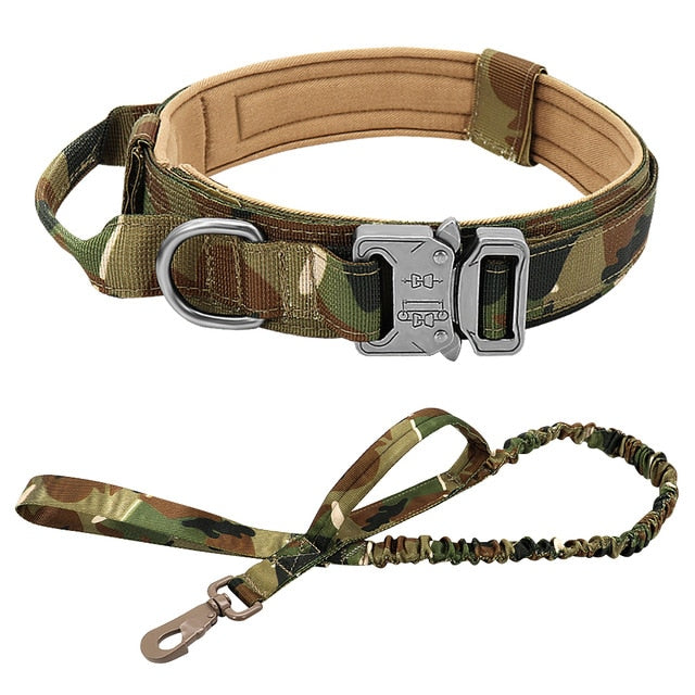 Military Tactical Dog Collar Leash