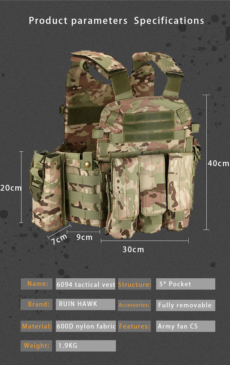 6094 Tactical Molle Vest