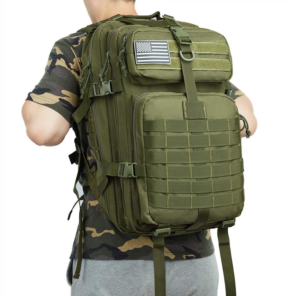 50L Capacity Men Army Military Tactical Large Backpack