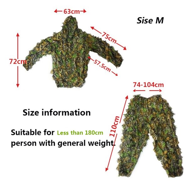 Outdoor Ghillie Suit Camouflage