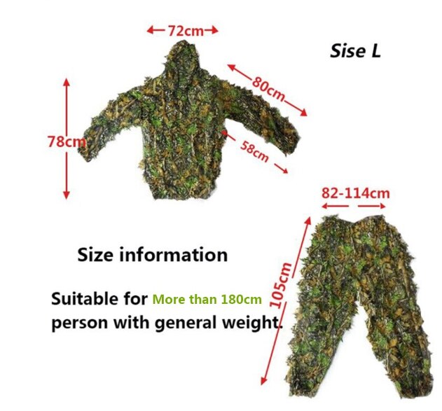 Outdoor Ghillie Suit Camouflage