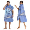 Microfiber Large Beach Towel Wetsuit Changing Robe Swimming Dry Robe Hooded Bath Towels Surf Men Women Poncho Quick Dry Bathrobe