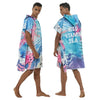 Microfiber Large Beach Towel Wetsuit Changing Robe Swimming Dry Robe Hooded Bath Towels Surf Men Women Poncho Quick Dry Bathrobe